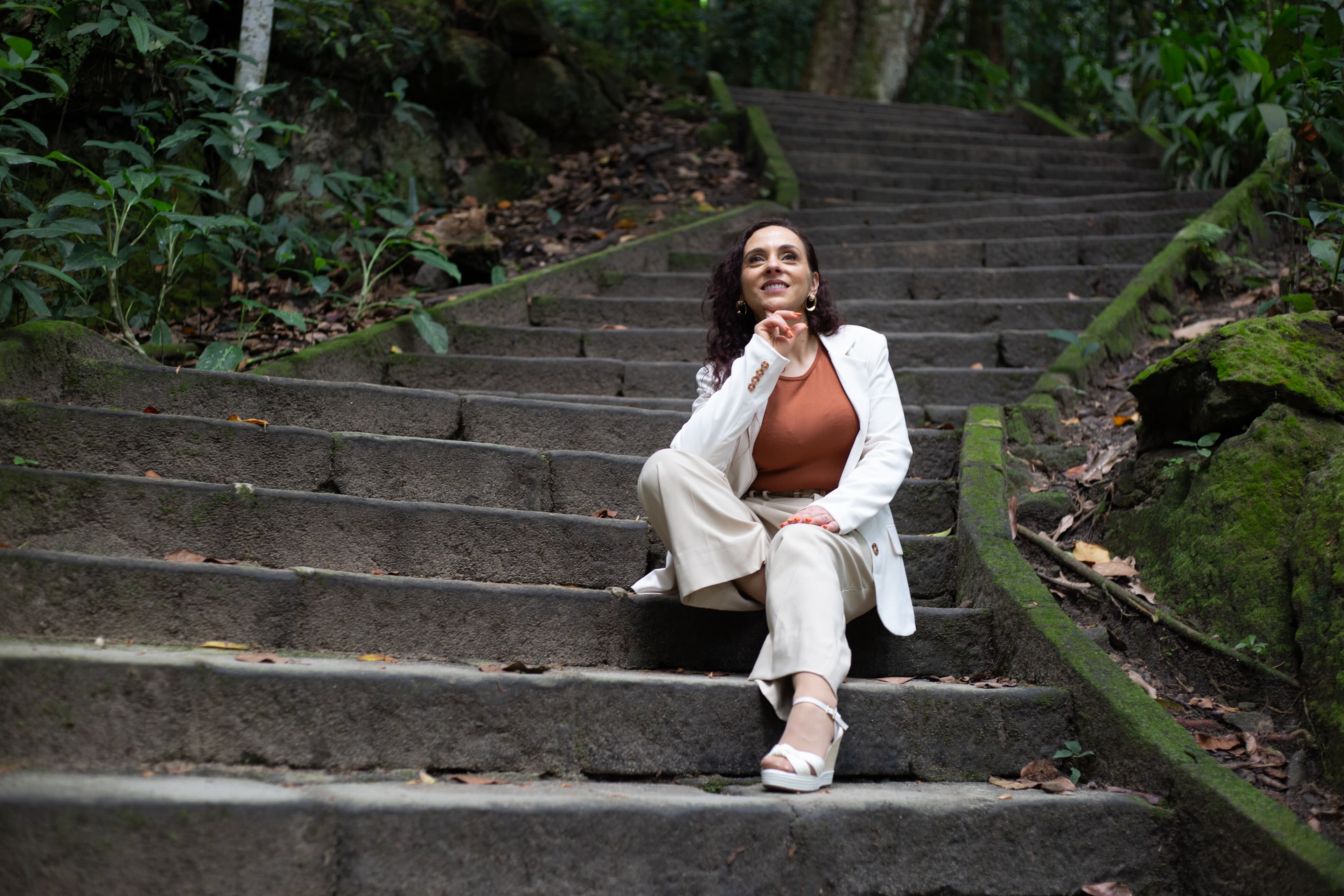 Libia Masters on Jungle Stairs