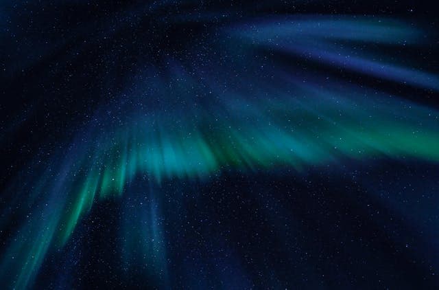 Image of aurora borealis overhead