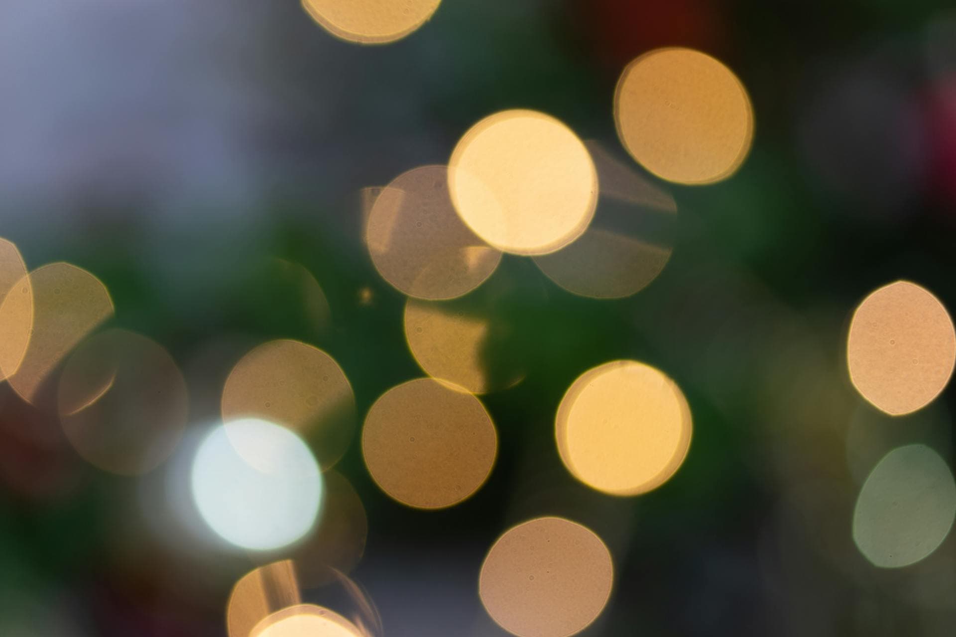 blurry Floating lights 